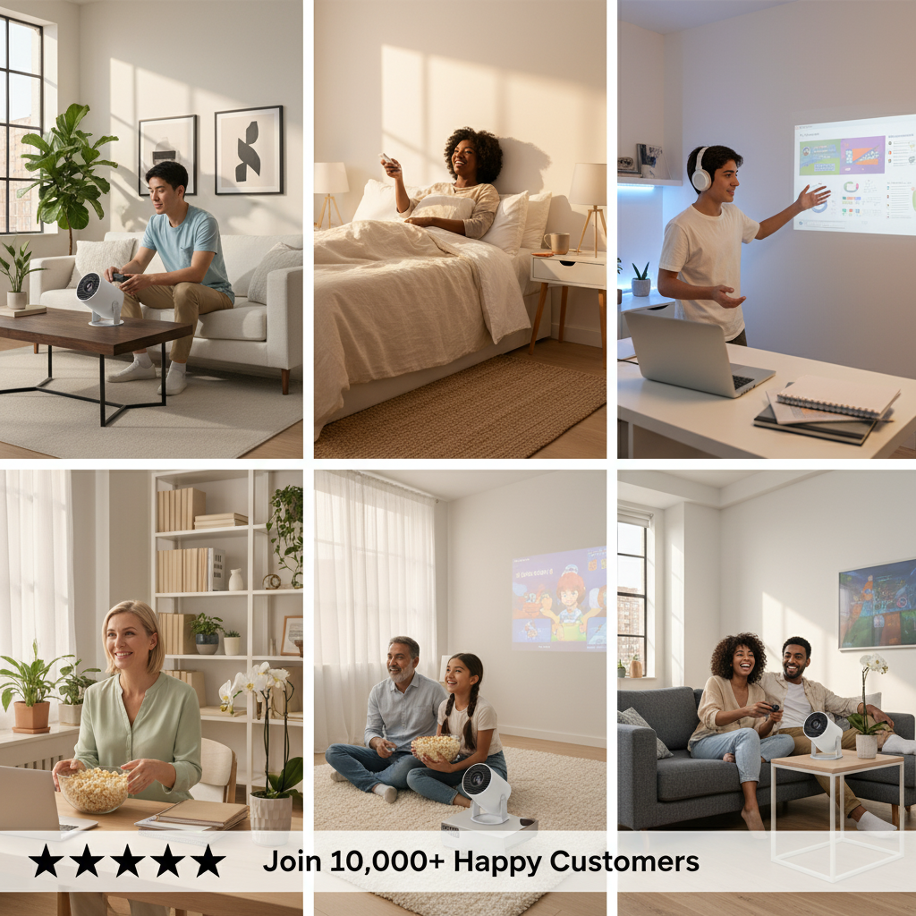 LumiVibe™ Mini Projector